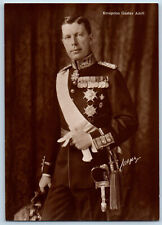 Sweden Postcard Crown Prince Gustav Adolf with Medals c1930's RPPC Photo picture