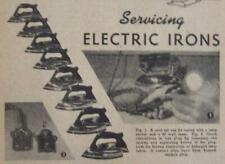 Servicing Electric Irons 1948 vintage HowTo INFO Westinghouse & other makes picture