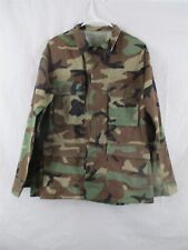 BDU Shirt/Coat Medium Short Hot Weather Ripstop Woodland Camo USGI Army picture