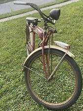 1940s Schwinn Admiral DX With Springer And Reversal Paint Color Original picture