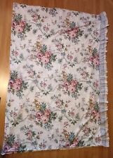 Vintage JCPENNEY Twin Flat Sheet Elizabeth Gray Ansley Park Eyelet Lace Percale picture