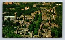 Aerial View Duke University Durham North Carolina Postcard c1958 picture