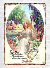 Grace MOORE Opera Film Star Magnolia Gardens  Cigarettes Ad 1938 tin picture