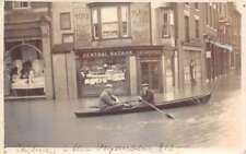 Tenbury Wells England Teme St Gardner Store Flood Disaster Real Photo PC AA83679 picture
