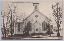 Postcard First Presbyterian Church East Main Street Tuckerton New Jersey picture