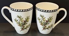 2~Etchings Collection by Lenox  “Pine Bough” Tall Mug Tall 4.75