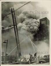 1941 Press Photo William E. Miller furniture store destroyed by fire, D.C. picture