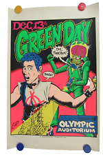 Green Day By Coop Poster 1995 Original Hand Signed Numbered 35