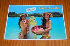 Topless Tahiti Tahitian Hawaii Hawaiian Hula Polynesian Islander Girl PC #3 picture
