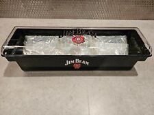 Jim Beam Whiskey Black Garnish Condiment Tray - 6 Compartment - Brand New In Box picture