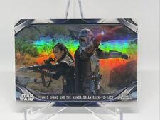 2022 Topps Chrome Star Wars Mandalorian Short Print, SB-10, Fennec Shand And The picture