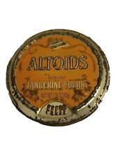 Altoids Tangerine Sours Empty Round Sweets Candy Tin, Fair Condition picture