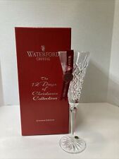 Waterford Crystal Twelve (12) Days of Christmas Flute #2 Two Turtle Doves - NEW picture