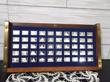 FRANKLIN MINT The Great Sailing Ships of History 50 Mini Sterling Silver Ingot picture