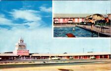 Lordsburg, NM New Mexico  BEL SHORE MOTEL  Pool~50's Cars  ROADSIDE  Postcard picture