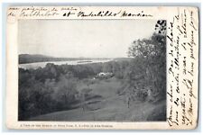 1906 Aerial View Exterior Hudson Hyde Park New York NY Vintage Antique Postcard picture
