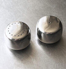 Georg Jensen Stainless Steel Danish Design Salt and Pepper Shakers. Excellent. picture