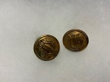 Pre WWII Era Army Military Band Hat Buttons Insignia Set picture