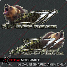 Grizzly Bear Camouflage Z71 Hunting Truck Decal Sticker Set for Silverado picture