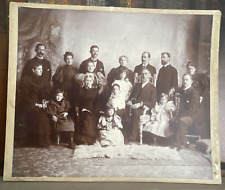 Vintage Large 1900 Photograph 17x14 CB Lyon Family Minneapolis MN Wealthy picture