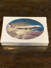 Vintage Canadian airlines sealed playing cards Air Canada Cp Air 747 aircraft picture