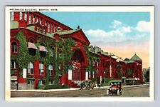 Boston MA- Massachusetts, Mechanics Building, Antique, Vintage Souvenir Postcard picture