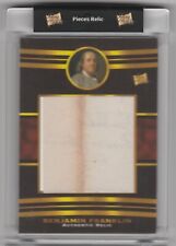 2022 Bar Pieces Past Presidential Edition Benjamin Franklin Jumbo Relic SR-5 picture