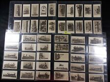 R & J Hill Spinet House Cigarette Cards Railway Centenary 1925 Complete Set 50 picture