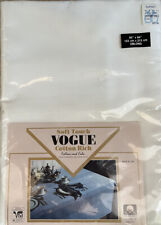 Vintage Soft Touch Vogue Cotton Rich Oblong Tablecloth 60” x 84” picture