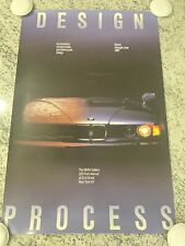 Vintage 1987 BMW E34 5 Series Poster Design Process  BMW Gallery picture