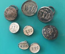 Lot of 8 Vintage metal buttons 1