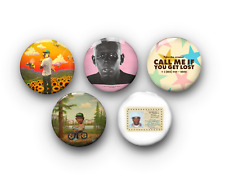 Tyler the Creator Pin Badges | Set of 5 | 32mm | Band Music Pins | Album Cover | picture