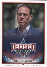 2022 Leaf Decision Card #42 Josh Shapiro- Party: Democrat-PA picture