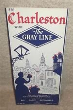 1957 GRAY LINE BUS YACHT AUTO TOURS TRAVEL BROCHURE CHARLESTON SOUTH CAROLINA picture