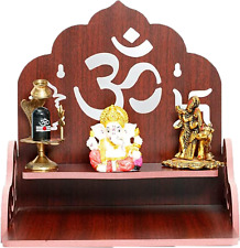 Wooden Temple Home Wooden Temple Mandir Pooja Ghar for Home Handcrafted Mandir A picture