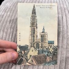 Anvers Tour de la Cathedral Vintage Postcard picture