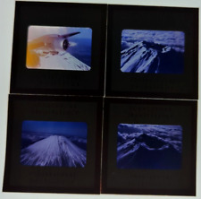 Lot of 4: Vintage 1950s Kodak Red Border 35mm Transparency, Mount Fiji Pics B picture