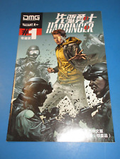 Harbinger #1 Super Rare Chinese variant NM- Gem Wow Valiant picture