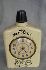 “Old Mr. Boston” DISPLAY  Bottle Small one WOOD..... no liquid.... picture