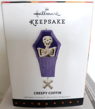 Hallmark Keepsake Halloween Ornament Creepy Coffin 2013 skelton picture