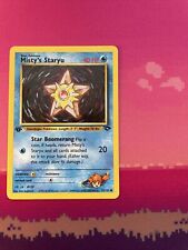 Misty's Staryu 92/132 1st Edition - Gym Challenge - Pokemon Card - NM picture