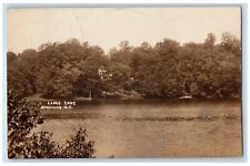 1919 View Of Lime Lake Machias Cattaraugus New York NY RPPC Photo Postcard picture