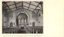 Vintage Postcard- Interior, Church of the Nativity, Philadelphia, PA Early 1900s picture
