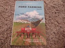 SUMMER 1958 FORD FARMING CATALOG MAGAZINE FARM JONES TRACTOR SMITH CENTER KS picture