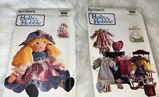 Holly Hobbie Vintage Butterick Doll Pattern Clothes Patterns #5083 & 5084  Uncut picture