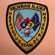 ANchorage Alaska Hazardous Materials Team patch picture