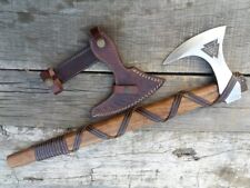 High carbon steel viking long beard tomahawk Ragnar lothbrok movie axe hatchet picture
