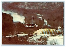 View Of Sugar Mountain Snow Lake Country House Elk North Carolina NC Postcard picture