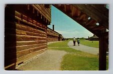 Niagara-On-The-Lake Ontario Canada, Fort George, Block Houses, Vintage Postcard picture