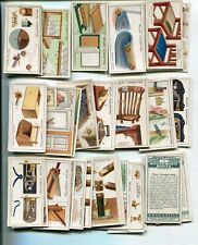 1927 W.D. & H.O. WILLS CIGARETTES HOUSEHOLD HINTS 50 CARD COMPLETE SET picture